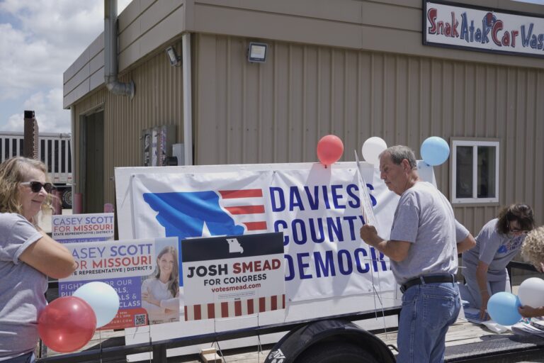 Josh Smead campaign photo — On the trail
